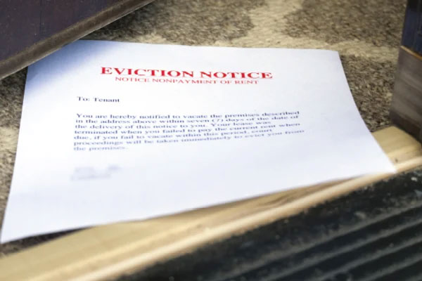 Eviction-Notice-Under-Door